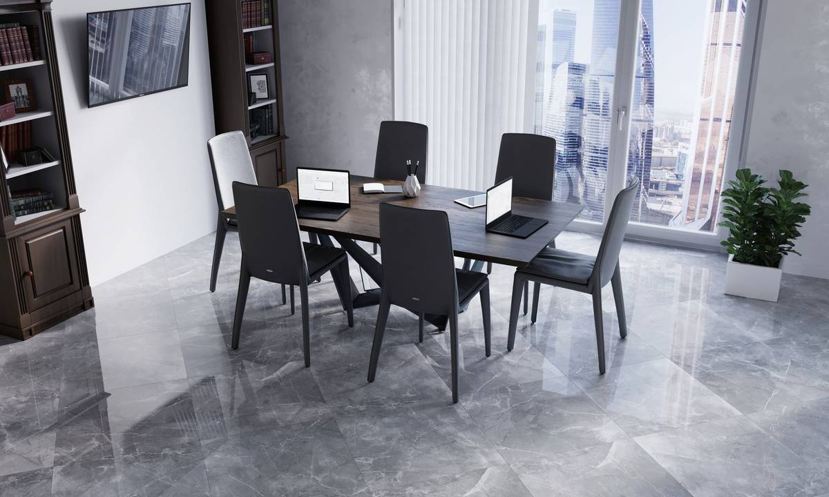 Staro Oasis Armany полированный Керамогранит Staro Oasis Armany 60x60 полированный серый с текстурой